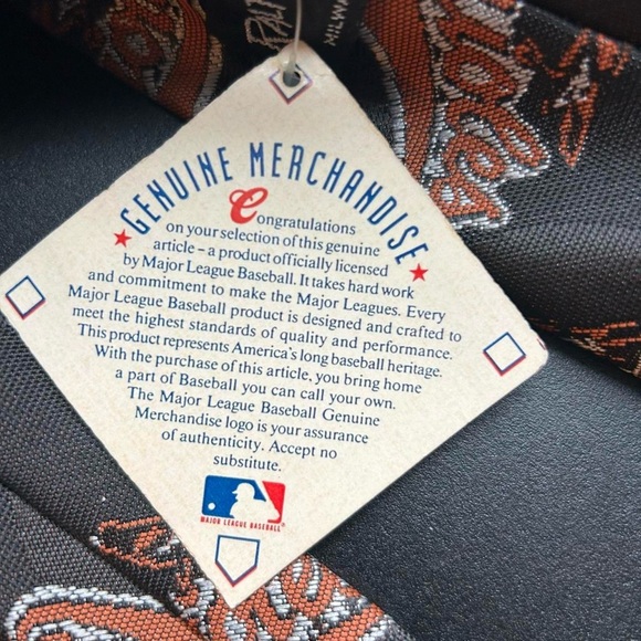Vintage Baltimore Orioles Tie – NWT – MLB Baseball Fan Collectible - Picture 4 of 7